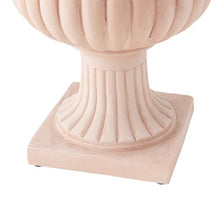Merax 2 Set 24.8" Elegant MGO Flower Urn Planter, Terracotta