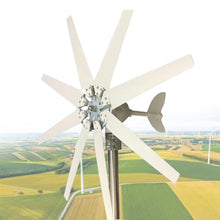 Eastnmythet 12000W Wind Power Turbine Generator, 8-Blade Windmill Power Generator with Controller, Wind Generator for Home Use,10000W-48V