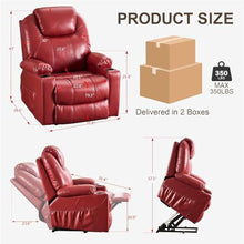 HTERWQEA Power Lift Recliner with Heat Massage & USB-C Port