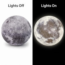 LED Lighted Inflatable Moon Balloon, Hanging Airtight PVC Moon Ball for Space Theme Party, Event Decoration and Festival Display (8.2 FT (98.4"))