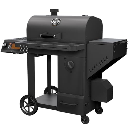 Oklahoma Joe's Tahoma Auto-Feed Charcoal 900 Smoker and Grill Black