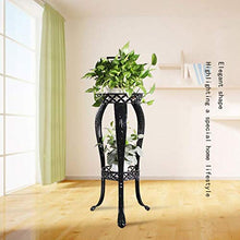 MIIKHI Plant Stands,I Flower Stand,Indoor Balcony Multi Storey Flower Pot Shelves Living Room Shelfnishings/Black