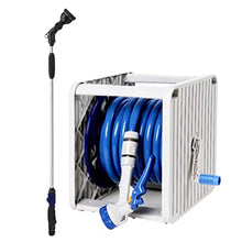 Wall-mounted Hose Cart Set, Garden Spray Gun Watering Hose Reel, Portable and Mobile, Very Suitable for Garden Watering