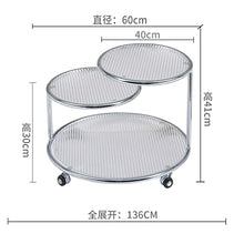 NRFJFOP Iron Art Round Rotating Edge Glass Living Room Sofa Corner Several Balcony Small Table