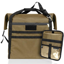 Xtreme Sight Line ~ AQUA G CUBƎ 50 Waterproof Faraday Bag + LITE Faraday Bag Combo for Small to Medium Generators and Electronics ~ Protects Against EMP/CME/EMF/RF ~ Coyote Brown Combo