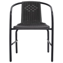 DYRJDJWIDHW Garden Chairs 8 pcs Outside bar stools,Outdoor Chairs,Patio Set,Outdoor Chairs Set of 2,Outdoor Patio,Outdoor bar stools,Plastic Rattan and Steel 242.5 lb