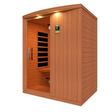 DYNAMIC SAUNAS Madrid Elite 3-Person Infrared Sauna with Bluetooth and LED Control Panel