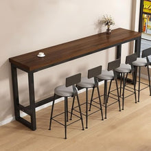 DESALAI 47/55/63 Inches Solid Wood Bar Height Table,Narrow Table,Suitable for 2/3 People,Suitable Kitchens, Small Spaces, Coffee Shops 01 63x12in/160x30cm