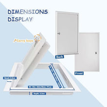 Access Panel for Drywall 36"x36" Vent Systems, Wall and Ceiling Access Doors, White Fuse Box Cover Cabinet, Electrical Plumbing Cover Plate(36x32in/91x81cm)