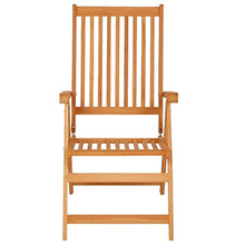 ZQQLVOO Outdoor Patio Sling Chairs 2 pcs with Anthracite Cushions Solid Teak Wood, Outdoor Reclining Camping Chairs with Soft Cotton-Padded Seat Adjustable High Backrest Portable Chairs