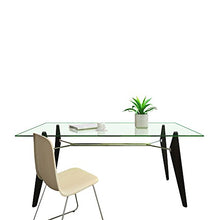Dulles Glass 48X72 inch Rectangular Glass Table Top - Tempered - 1/4" Thick Glass Surface, Safe Flat Polished, Eased Corners, Multipurpose for Dining, Patio, Coffee and End Table