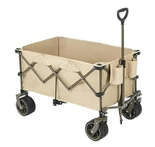 CWENZXDIA Garden Wagon Camping Wagon Cart 197L Folding Trolley Portable Ultralight Shopping Pushcart Outdoor Picnic Beach Trailer Car Utility Cart