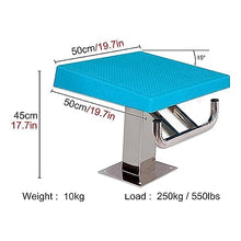 Heavy Duty Pool Diving Boards Without Hardware, Non-Slip Swimming Pool Diving Platform with Stainless Steel Base, for Competition