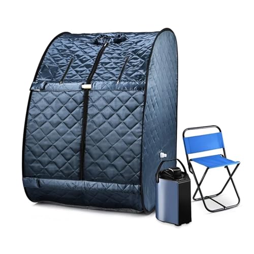 800W 3L Portable Folding Personal Steam Sauna Tent Set Remote Control