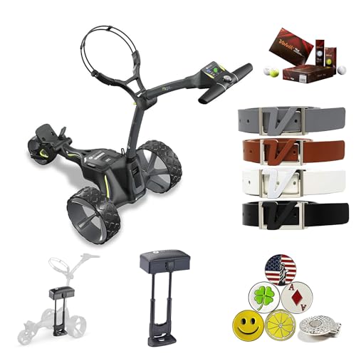 AMBA7 Motocaddy M3 GPS DHC Electric Caddy Bundle Black