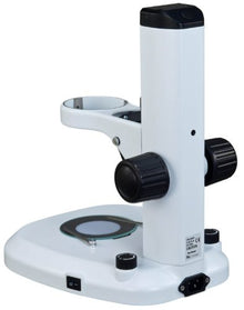 OMAX Microscope Stand with Dual LED Lights for 76mm Stereo Microscope Body White