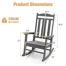 ONMYJFD 2 Piece Patio Rocker Rocker High Back