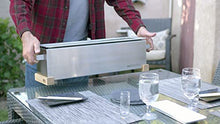 The Bincho Grill 24" Tabletop Yakitori Grill – Japanese Style Charcoal Robata BBQ – Binchotan Grill for Authentic Japanese Grilling – Made from Durable Stainless Steel