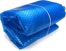 CFLNYC Rectangle Bubble Heating Cover, Anti Dust Solar Protective Swimming Pool Cover Outdoor Hot Tubs Supplies Accessories (Color : Blue, Size : 8X8m/26.2X26.2ft)