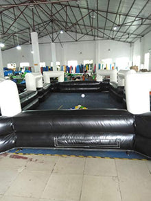 INTSUPERMAI Giant Snooker Ball Game with 16 Soccer Balls and Blower