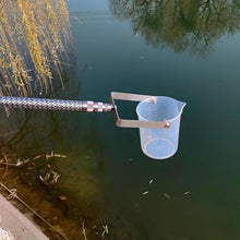 XXKKUQSD 1pc Telescopic Water Sampler - 1000ml Stainless Steel Dipper Rod for Efficient Water Testing and Environmental Monitoring(Plastic,1.49-7meters)