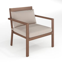 Martha Stewart Bedford Indoor/Outdoor Patio Accent Chairs, Brown, 2-Pack