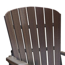 American Furniture Classics Model 515BZBK-K Double Glider with Center Table in Brazilian Walnut Woodgrain with a Black Base, Made in The USA
