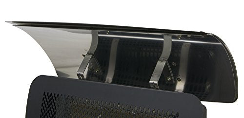 Bromic Heating BR-DEFTNG3 Heat Deflector for 300 Series Tungsten Gas Patio Heaters, Black