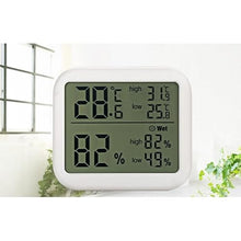 ASWRTYJO ABS Electronic Large-screentemperature Humidity Meter Memory Indoor Home