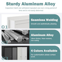 Blazea Flush White Access Panel, Large Insulated Attic Access Door with Lock, 16 18 24 30 36 48 in Electrical Inspection Service Door Cover Decorative(30x40in)