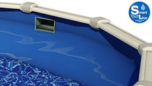 Wilbar 24-Foot Round Fallston Above-Ground Swimming Pool Swirl Bottom