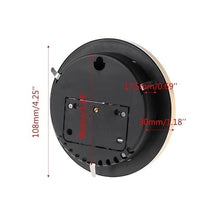 HBJWOV 108mm Wall Mounted Barometer Perspective Round Dial Air Weather Station mmHg/hPa