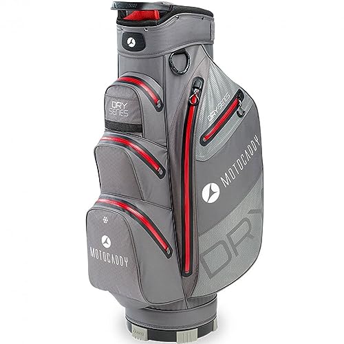 Motocaddy Men's Dry-Series Cart Bag - Charcoal/Red