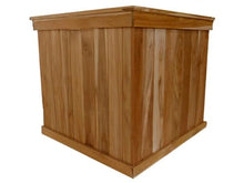 Diamond Tropical Hardwoods Cube Tree Teak Planter Boxes, 24" x 24" x 24"