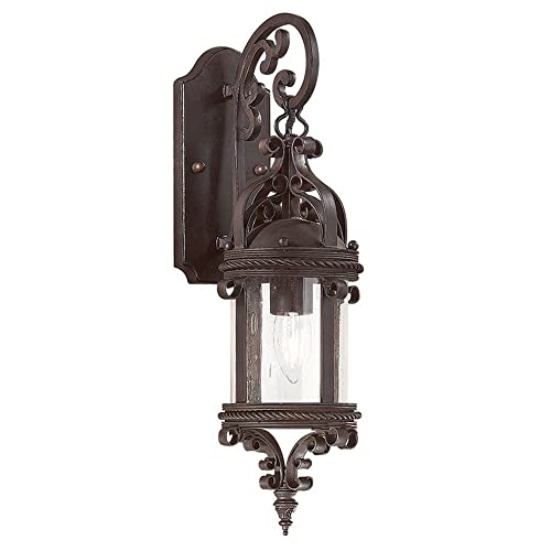 Troy Lighting B9121-SFB Pamplona Wall Sconce, 1-Light 60 Watts, Soft Off Black