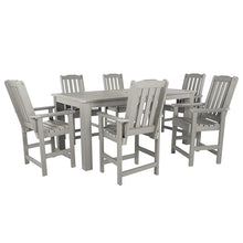 Highwood Lehigh 7pc Rectangular Dining Set 72" x 42" Counter Height Harbor Gray