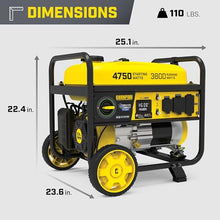 Champion 4750-Watt RV Ready Portable Generator, CARB