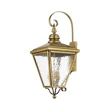 Livex Transitional Four Light Outdoor Wall Lantern Cambridge Collection Brushed Nickel