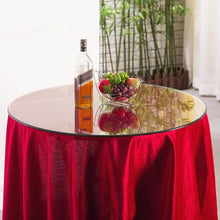 SXKJQER Round Clear Tempered Glass Table Top 8mm Thick Flat Polished Edge, Round Tempered Glass Table Top, Heat-Strengthened Glass, Glass Dining Table, Round Flat Glass (Size : 96CM(38INCH))