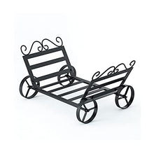 DJVHSRI Firewood Rack Firewood Stand Wooden Storage Rack Wooden Organizer Fireplace Stove Accessories Wheel Decoration for Indoor and Outdoor Holder Log Rack,