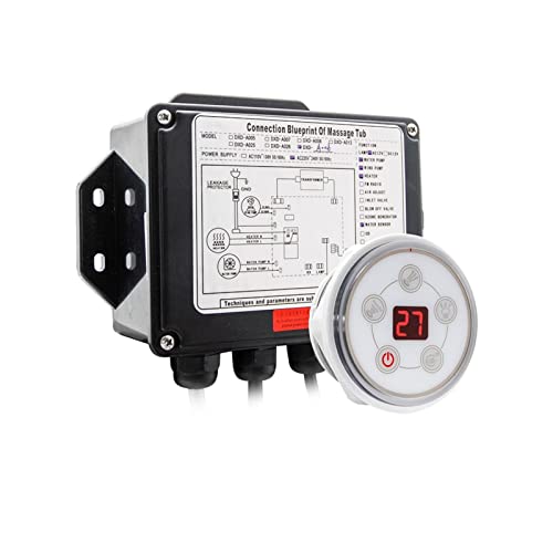 Sauna Steam Generator 1set Digital Control Panel with LCD Screen Spa Combo Water Air Massage Bathtub Whirlpool Controller Kits Sauna Accessories