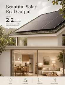 870 Watt Solar Panel, 2PCS 435W Solar Panels for Home, Cabin, Patio, Shed and Off-Grid Power, High-Output N-Type Monocrystalline Solar Panels for 24V/48V Backup Power and Outdoor Use