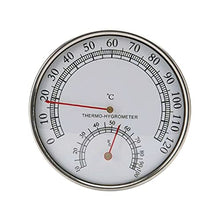 Barometer Hygrometer Stainless Steel Thermometer Sauna Room Temperature Humidity Meter