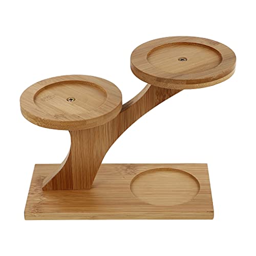 TBNLASS 1pc Multilayer Flower Pot Stand Wooden Holder Balcony Display Rack