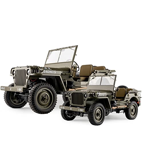 WOWRC RocHobby 1/6 1941 MB Scaler RC Car 4x4 Green