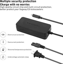 TOWWY Official Charger 50pc for ES1/ES2/ES4 Electric Scooters Black