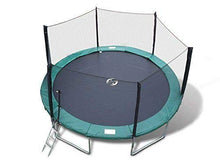 Galactic Xtreme 15 FT Round Trampoline with Net Black and Green