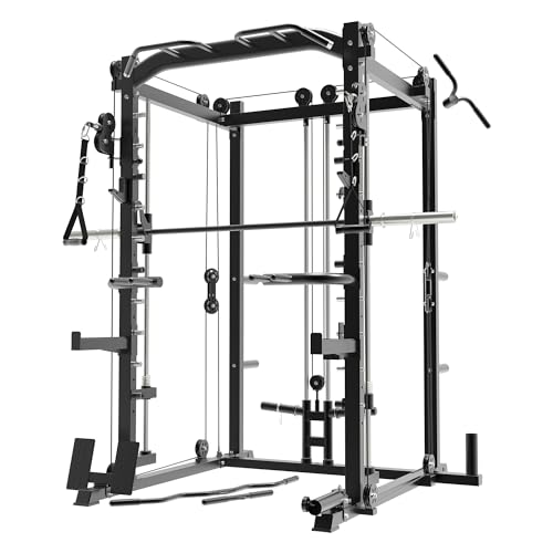 RitKeep Fitness PMAX-4550 Multi Functional Smith Machine Training System Black