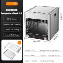ShaiVrissian Electric Steak Grill with 1700w Fast Infrared Cooking 04
