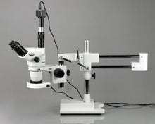 AmScope Digital Trinocular Stereo Zoom Microscope 2X-45X Magnification Clear